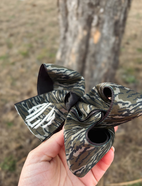 Camo Bow with Monogram