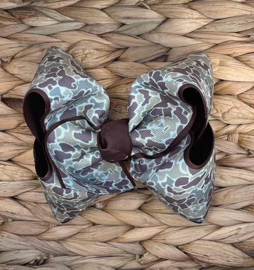 Retro Camo Bow WITHOUT Monogram