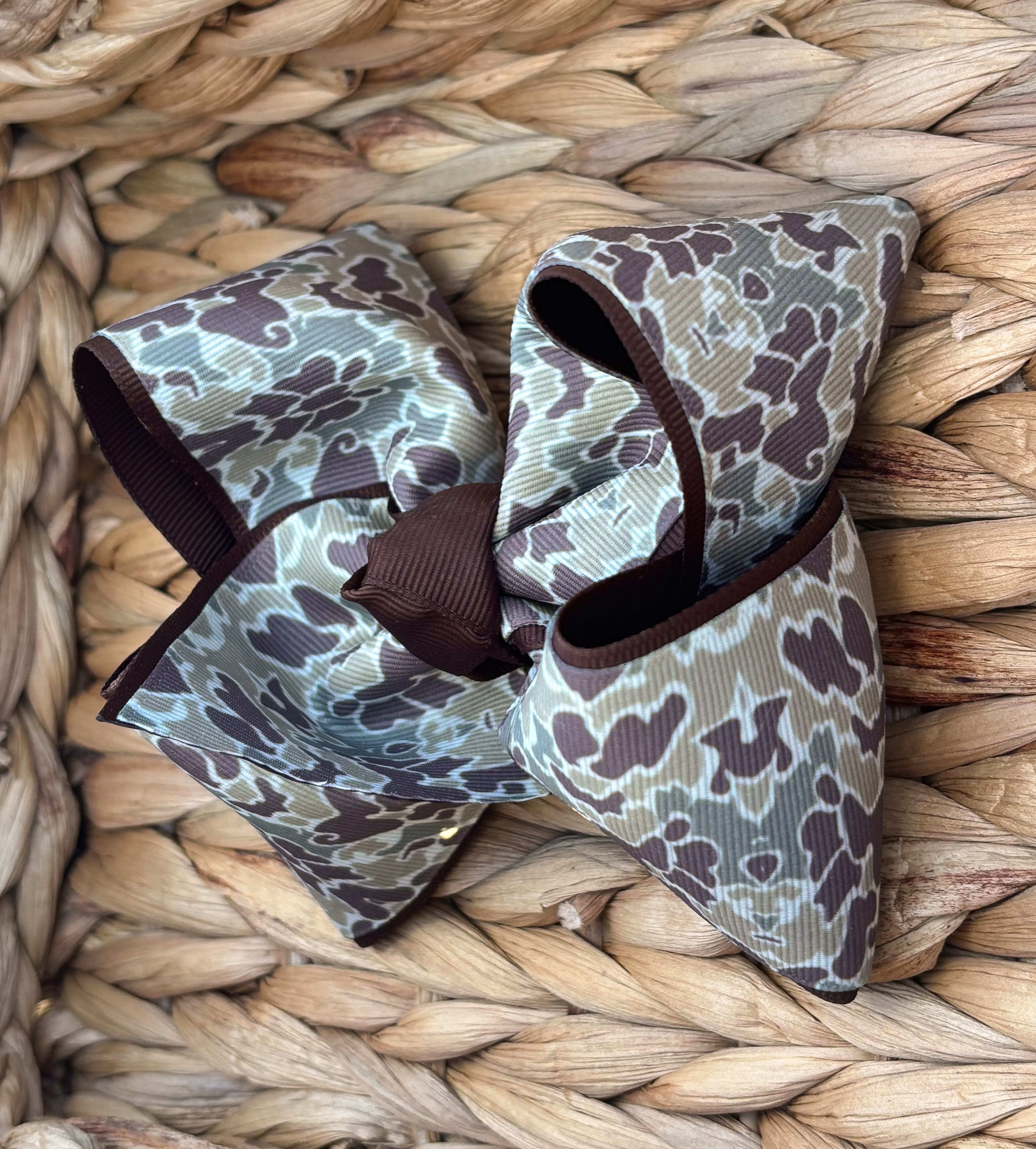 Retro Camo Bow WITHOUT Monogram